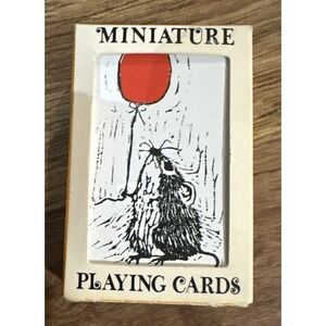 Hoyle NEW‎ Miniature Playing Cards Mouse w/ Red Balloon Design Made In USA